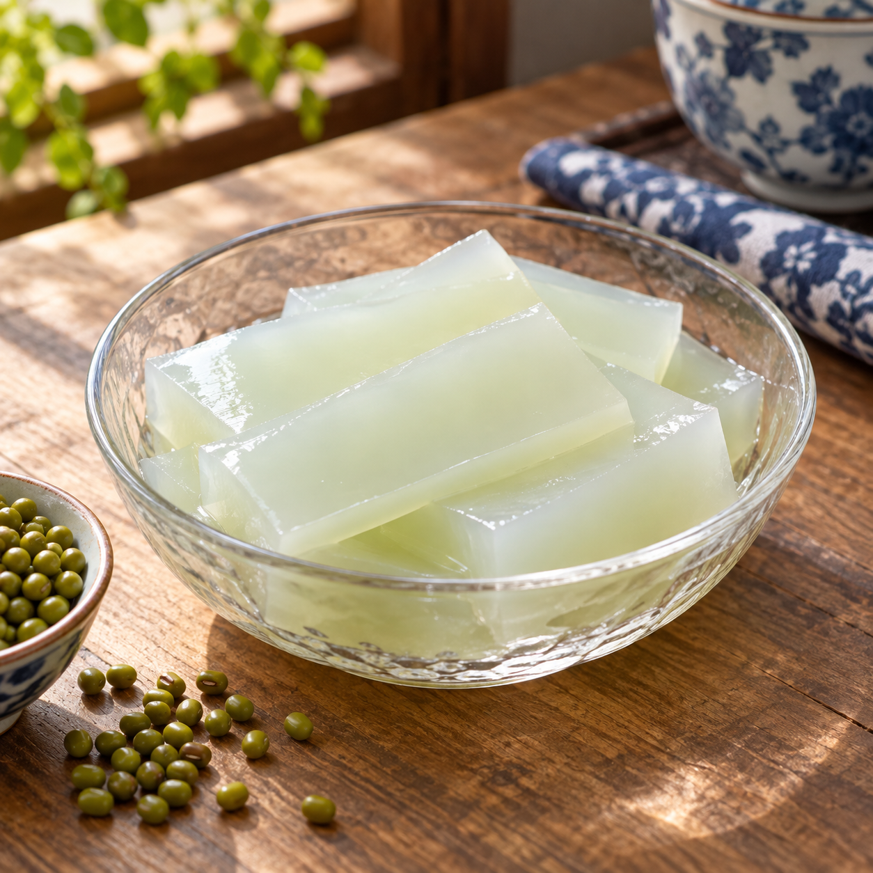 松華綠豆涼粉料理示意照片